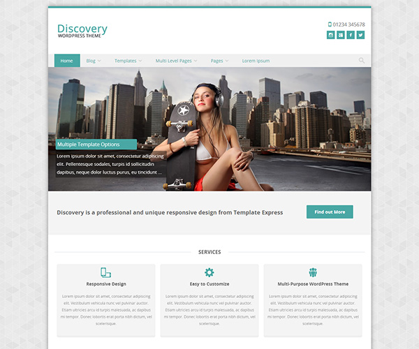 Discovery WordPress Theme