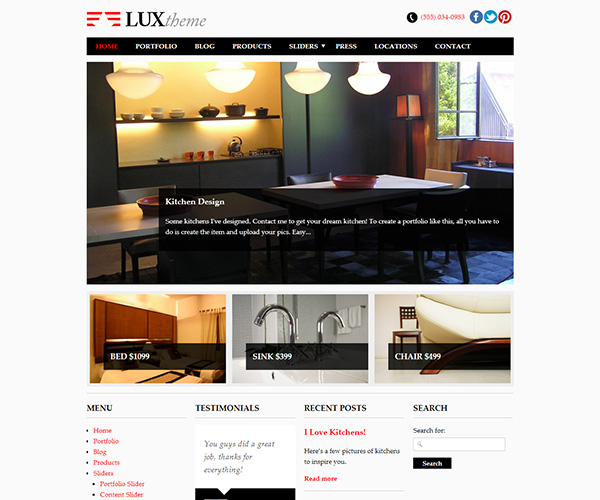 Lux WordPress Theme