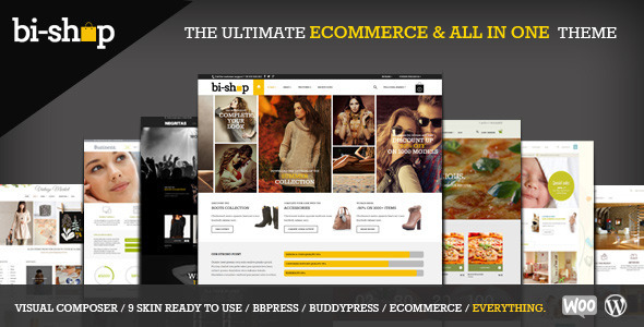 Bi-Shop All In One Ecommerce & Corporate theme